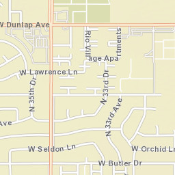 8716-8798 N 35th Dr Phoenix AZ Street Map