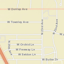 Black Canyon Freeway Phoenix AZ 85051 Street Map