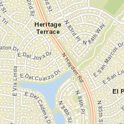 Heritage Terrace Arizona Street Map