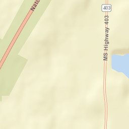 Natchez Trace Pkwy Mathiston MS Street Map