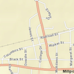 Millport Alabama Street Map