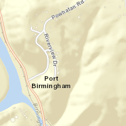 Port Birmingham Alabama Street Map