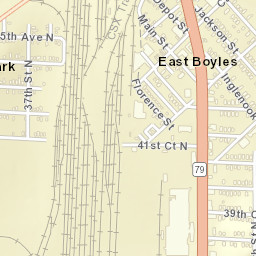Bendale Alabama Street Map