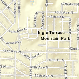 Mountain Park Alabama Street Map