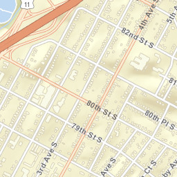 East Lake Alabama Street Map