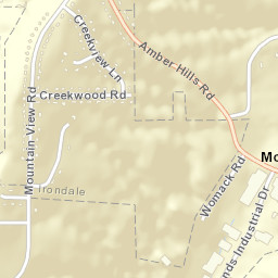 McCombs Alabama Street Map