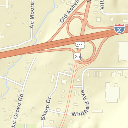 Woodland Village Alabama Street Map