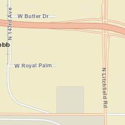 Webb Arizona Street Map