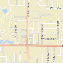 1638 West Royal Palm Road Phoenix AZ Street Map