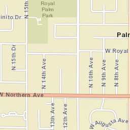 1143 W El Camino Dr Phoenix AZ Street Map