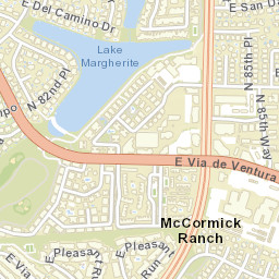 McCormick Ranch Arizona Street Map