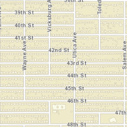 3850-3898 Utica Avenue Lubbock TX Street Map