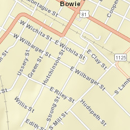 101-199 West Wise Street, Bowie, TX Street Map