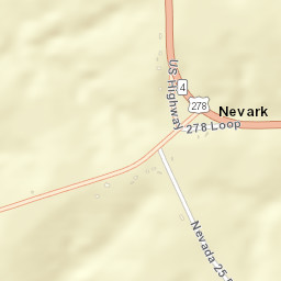 Nevark Arkansas Street Map