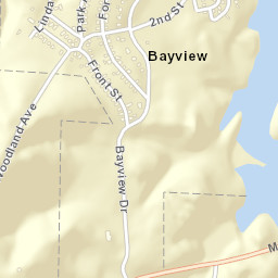Bay View Alabama Street Map
