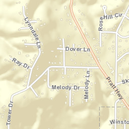 Sunset Mountain Alabama Street Map