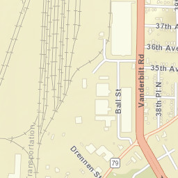 3446 Vanderbilt Road, Birmingham, AL Street Map