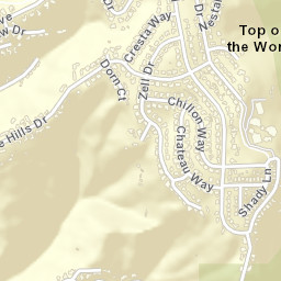Top of the World California Street Map