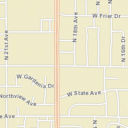 1639 W Frier Dr Phoenix AZ 85021 Street Map