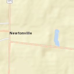 Newtonville Alabama Street Map
