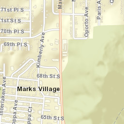 Marks Village Alabama Street Map