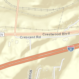 Norris Junction Alabama Street Map