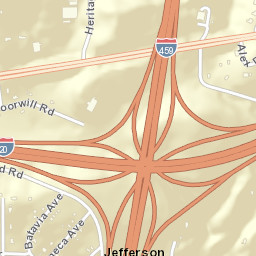 Jefferson Park Alabama Street Map