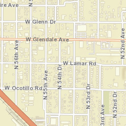 5529 W Palmaire Ave Glendale AZ Street Map
