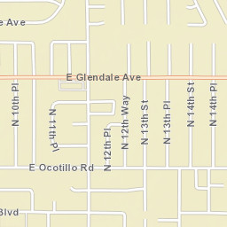 7024 N 12th St Phoenix AZ Street Map