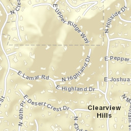 Clearview Hills Arizona Street Map