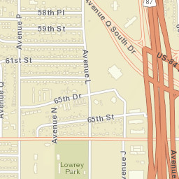 5821 Interstate 27, Lubbock, TX 79404 Street Map