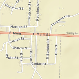 123 Willow Street, Hampton, AR 71744 Street Map