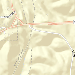 Crockard Junction Alabama Street Map