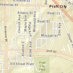 The Drifttracks Alabama Street Map