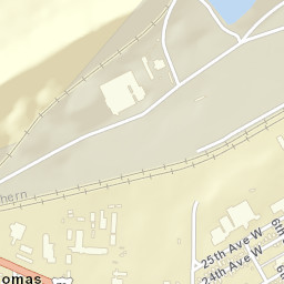 Thomas Alabama Street Map