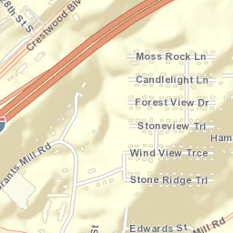 Stoneridge Alabama Street Map