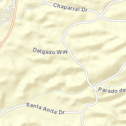 Glenoaks Country California Street Map