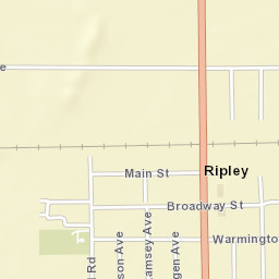 Ripley California Street Map