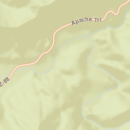 Tortilla Flat Arizona Street Map