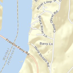 Driftwood Alabama Street Map