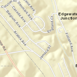Edgewater Alabama Street Map