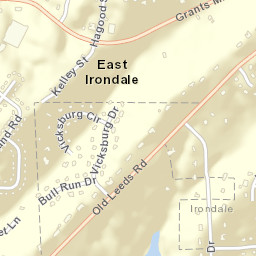 Cherokee Brook Estates Alabama Street Map