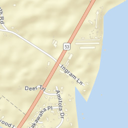 Catatoga Estates Alabama Street Map