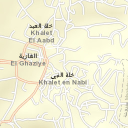 Ghazieh Street Map