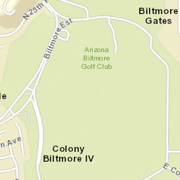 Biltmore Gates Arizona Street Map