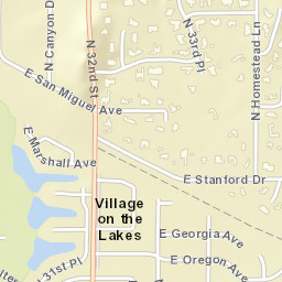 Village on the Lakes Arizona Street Map