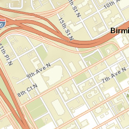 710-798 16th Street North, Birmingham Street Map