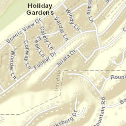 Holiday Gardens Alabama Street Map