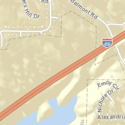 Hunters Hill Alabama Street Map