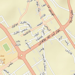 Natanz Street Map